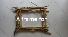 RECYCREATE - FRAME FOR A MIRROR